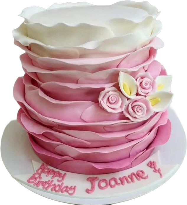 Pink Flower Cake